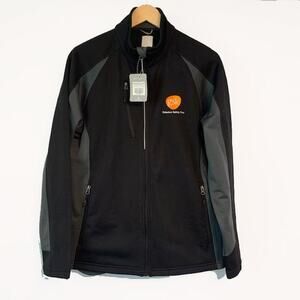 New ELEVATE Sport Women Black/Grey Softshell Jacket GSK Logo | XL